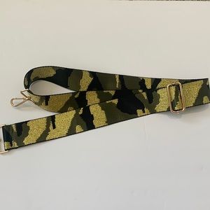 Ahdorned bag strap size 45 inches long